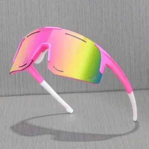 😎 Lunettes de Soleil de Sport Enveloppantes – Hommes & Femmes | UV400 | Cyclisme, Pêche & Ski