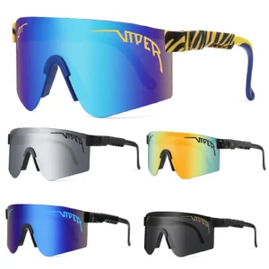 Lunettes de soleil hommes nouveaux adultes UV400 lunettes de soleil Pit Viper femmes mode lunettes de plein air Sport vtt lunettes de cyclisme