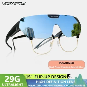 🕶️ Vozapow – Lunettes de Cyclisme Polarisées UV400