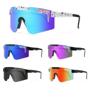 Pit Viper lunettes de soleil de cyclisme en plein air hommes femmes vtt Sport lunettes coupe-vent vélo vélo Camping lunettes sans boîte UV400