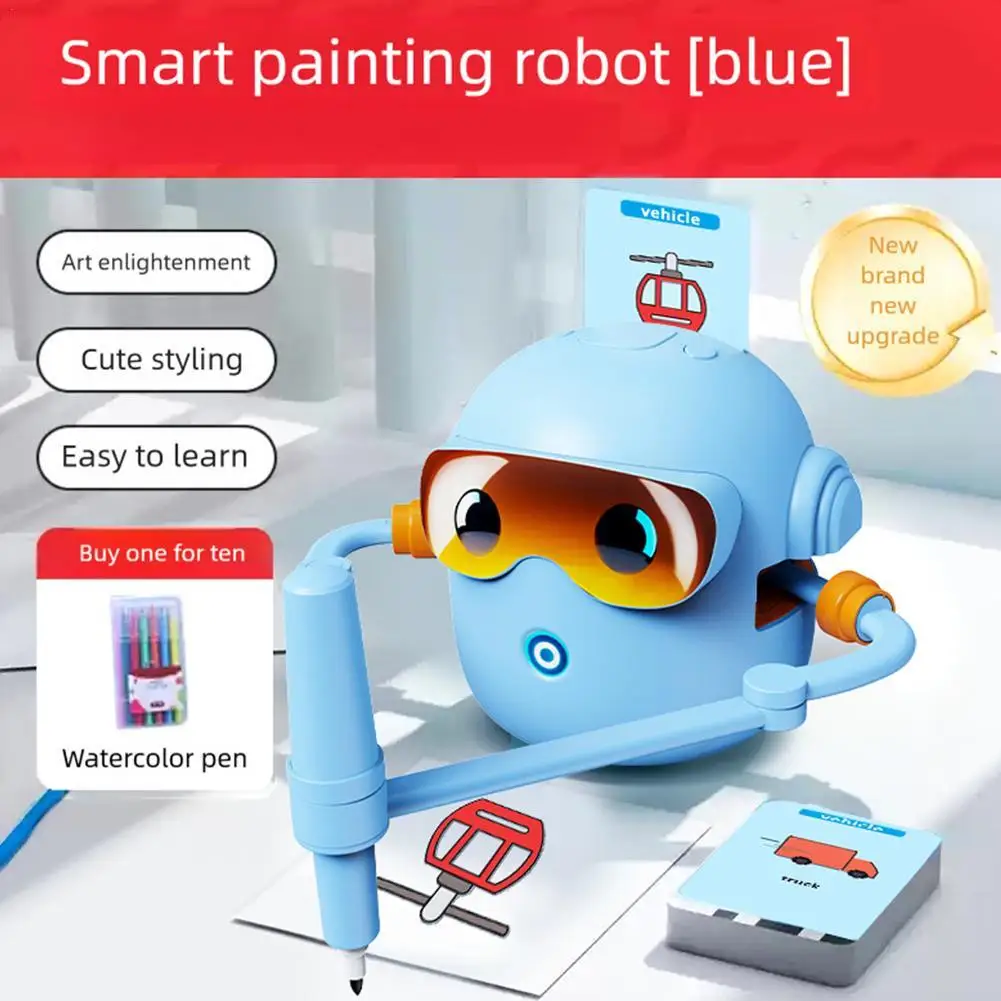 Voicebots – Robot de dessin pour enfants, Machine à dessin éducative interactive vocale, peinture magique, cadeau pour garçons et filles