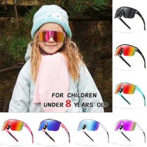 Lunettes de soleil de cyclisme pour enfants de 3 à 8 ans, pour garçons et filles, pour l'extérieur, Baseball, vélo, Sport, cadeau pour jeunes, UV400