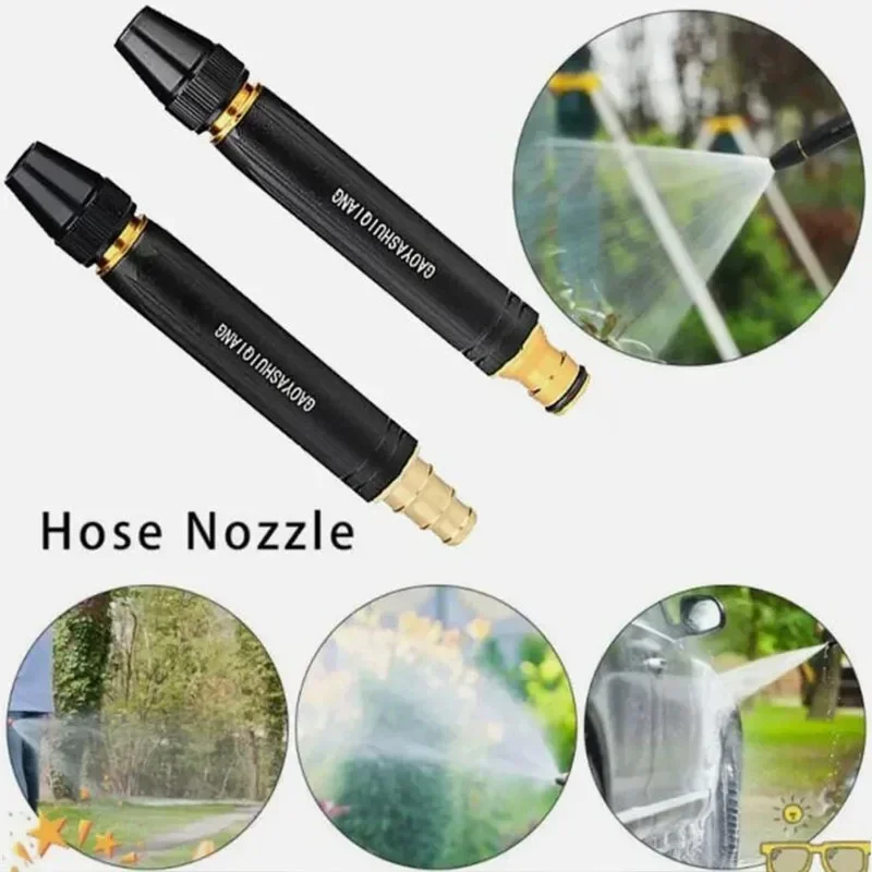 Pistolet à eau haute pression pour le lavage de voiture, buse de lavage portable à jet direct, outils pour la maison et le jardin. – Image 3