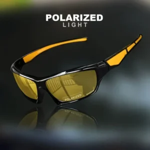 Lunettes de soleil polarisées UV400 pour le cyclisme, les sports de plein air, le vent et la conduite. Confortables et légères.