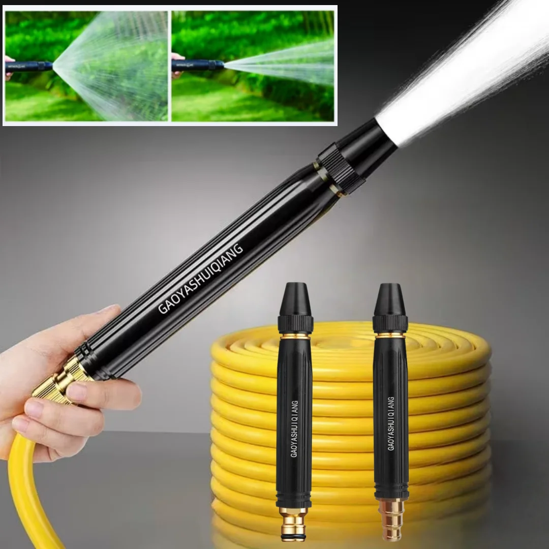 Pistolet à eau haute pression pour le lavage de voiture, buse de lavage portable à jet direct, outils pour la maison et le jardin.