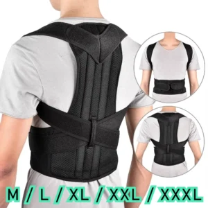 Ceinture Lombaire Renforcée, Support Dorsal réglable, Attelle de Colonne Vertébrale, Entraîneur de Cou