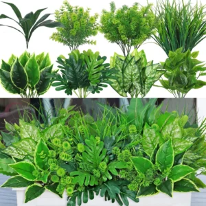 Plantes artificielles FU JIN – Fougères et feuillage décoratif
